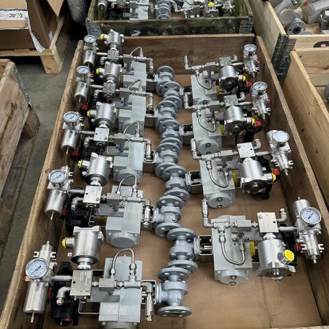 Just-in-Time levering van ESD-kleppen voor Gas Burner Project