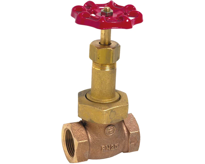 Bronze globe valve 454 PTFE tightness PN25 1/4''
