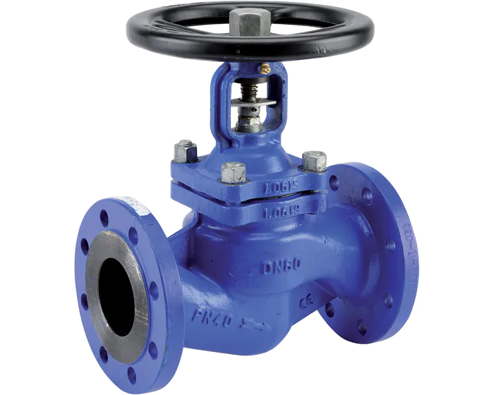 Carbon steel globe valve 475 RF PN40 with stainless steel bellow DN15