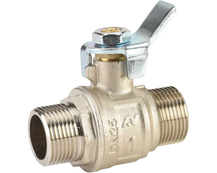 Brass ball valve 502 BSP male/male